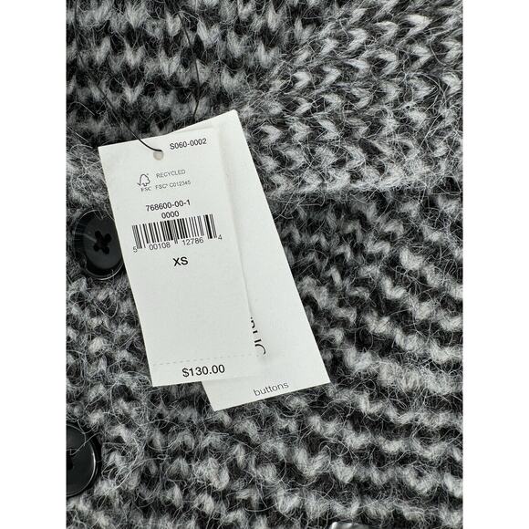 Banana Republic Sweater Sz XS Johnny Collar Wool Striped Preppy Old Money - Picture 4 of 14